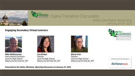 Engaging Secondary Virtual Learners