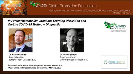 In Person/Remote Simultaneous Learning Discussion and On-Site COVID-19 Testing – Diagnostic