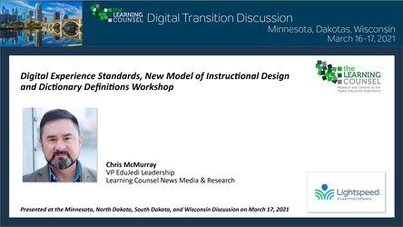 Minnesota - Digital Experience Standards, New Model of Instructional Design and Dictionary Defintions Workshop