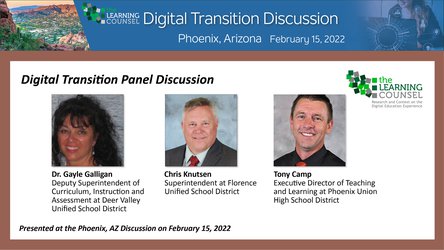 Phoenix, AZ 2022: Digital Transition Guest Administrator Panel Discussion