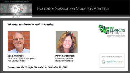 Georgia - Educator Session on Models and Practice