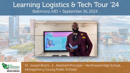 Dr. Joseph Bostic, Jr. presents at the Baltimore Learning Logistics & Tech Tour Event