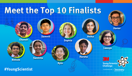 3M Young Scientist Challenge Announces 2020 National Finalists