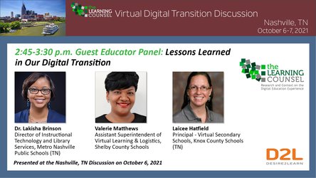 Nashville - Guest Educator Panel – Lessons Learned in Our Digital Transition