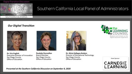 Southern Californai - Local Panel of Administrators - Our Digital Transition