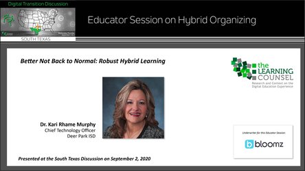 Better Not Back to Normal: Robust Hybrid Learning